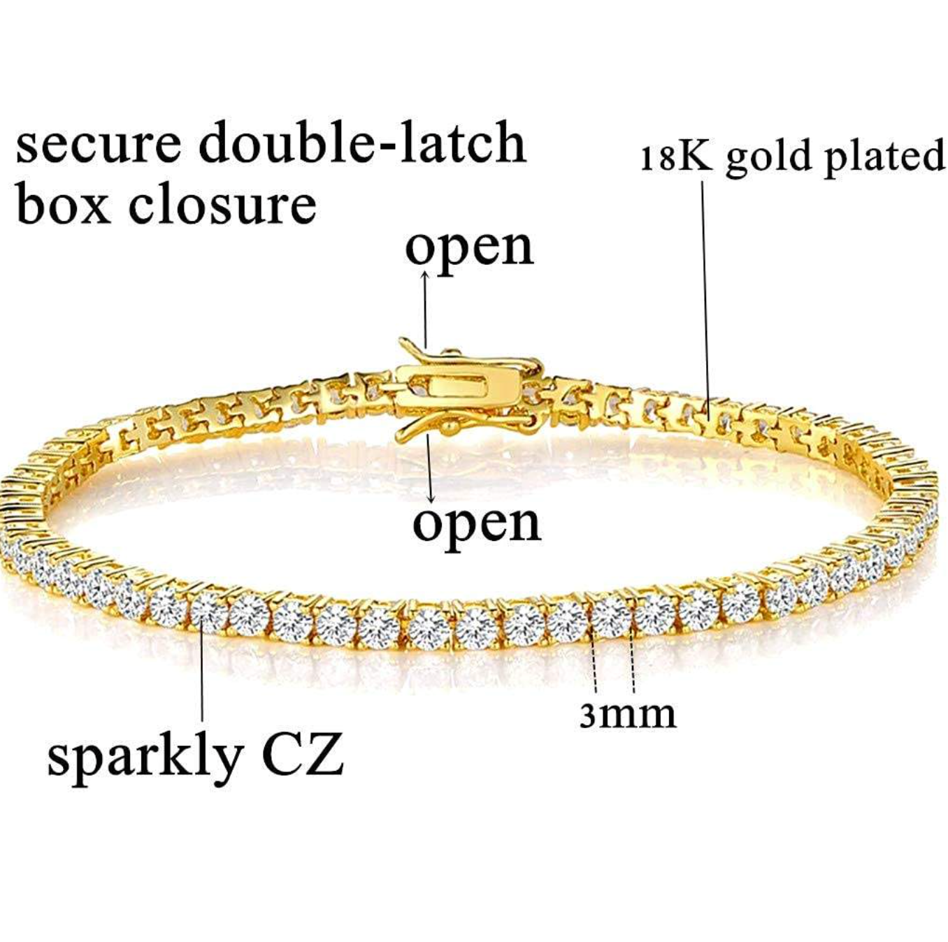 18K Gold-Plated Geometric Statement Necklace