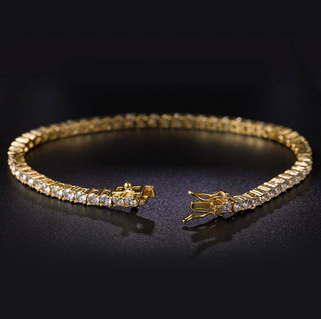 18K Gold-Plated Geometric Statement Necklace