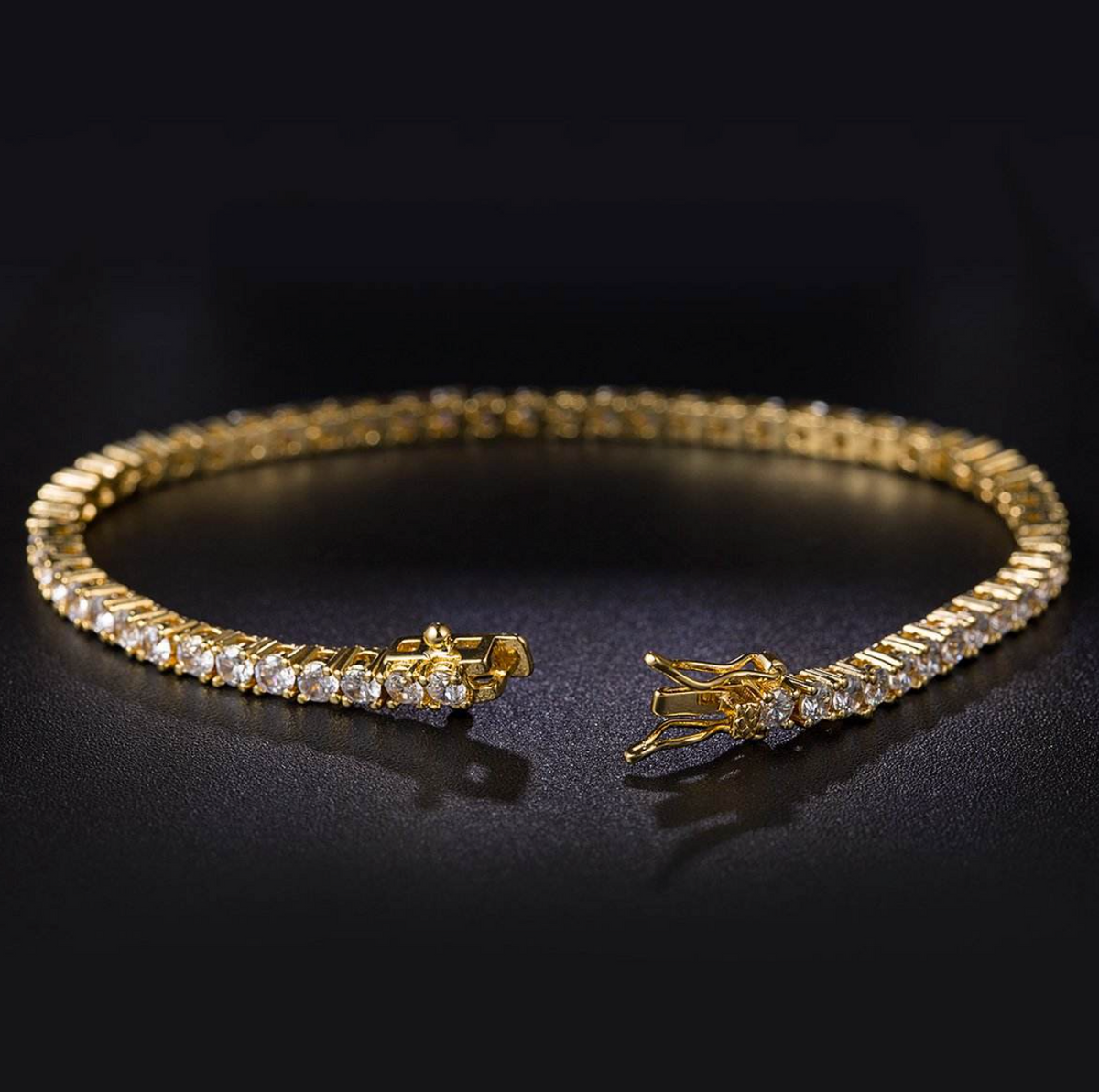 18K Gold-Plated Geometric Statement Necklace