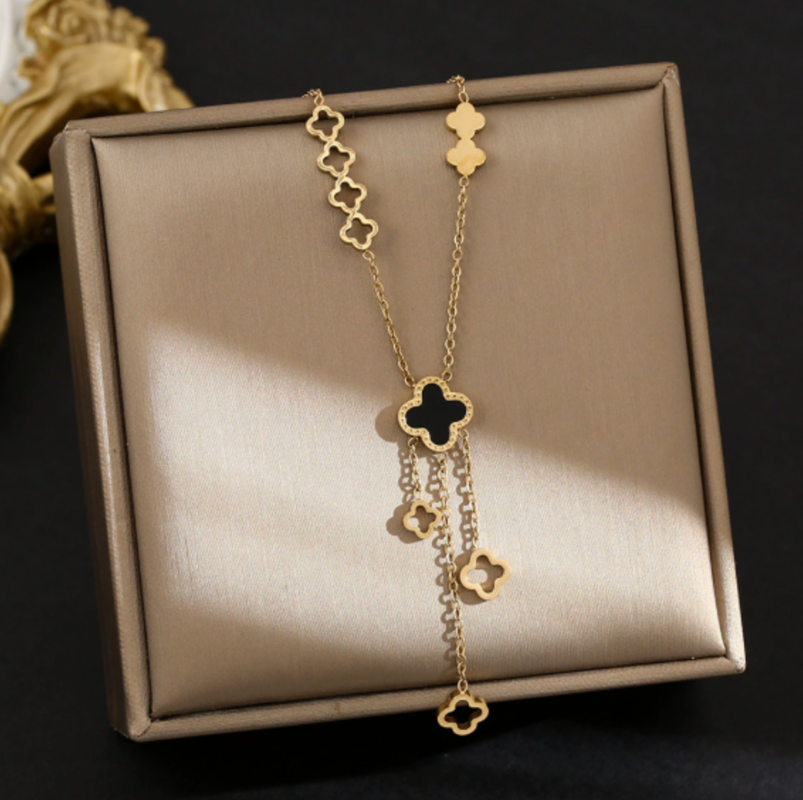Korean-Style Stainless Steel Women’s Necklace