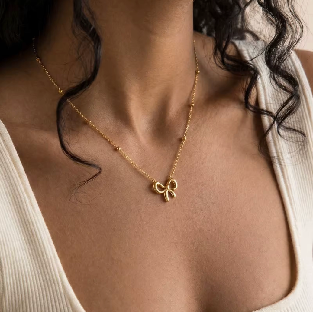18K Gold-Plated Heart Pendant Necklace