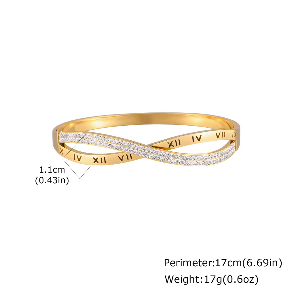 Women’s Stainless Steel Cross Bracelet